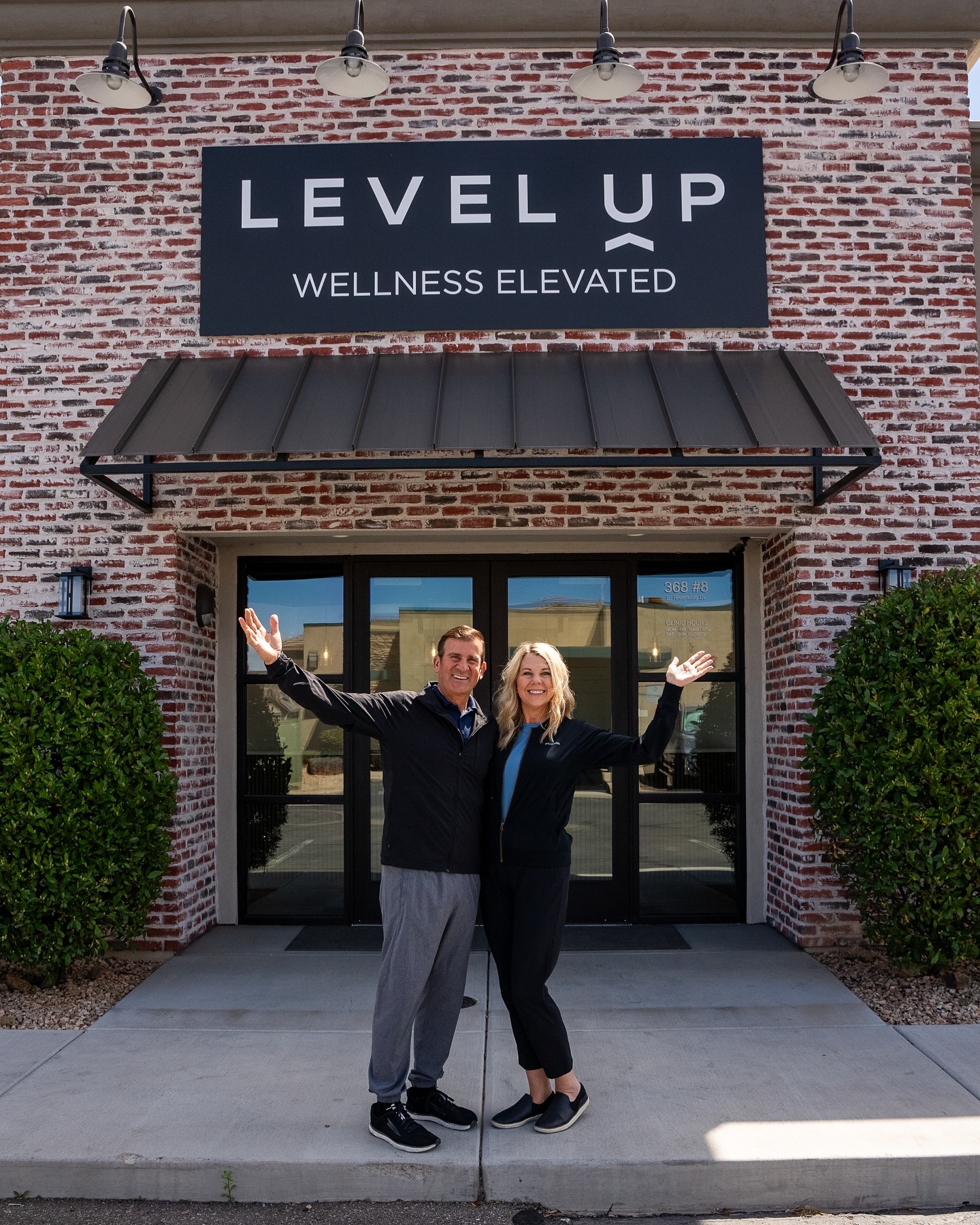 Owners Curt and Carol Ann Guest at Level Up Wellness